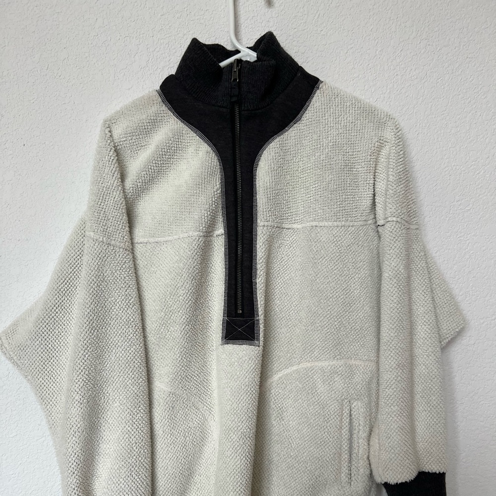 Free People Movement Mountain Dreamin' Reversible Fleece Oversize Sweater Size M